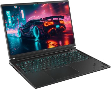 GIGABYTE Laptop G6X 9KG / Intel Core i7-13650HX, 16", 1920x1200, 16GB RAM, 2TB SSD, RTX 4060, 165Hz, Windows 11 Home